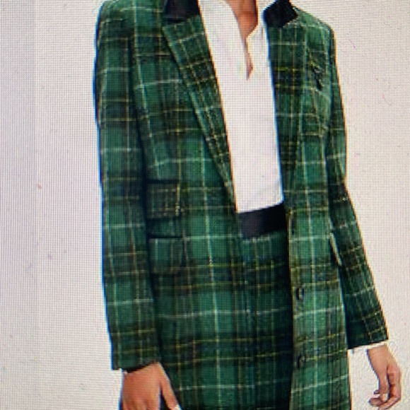 BANANA REPUBLIC Harris Tweed Tailored Coat Pure Wool - Picture 4 of 14